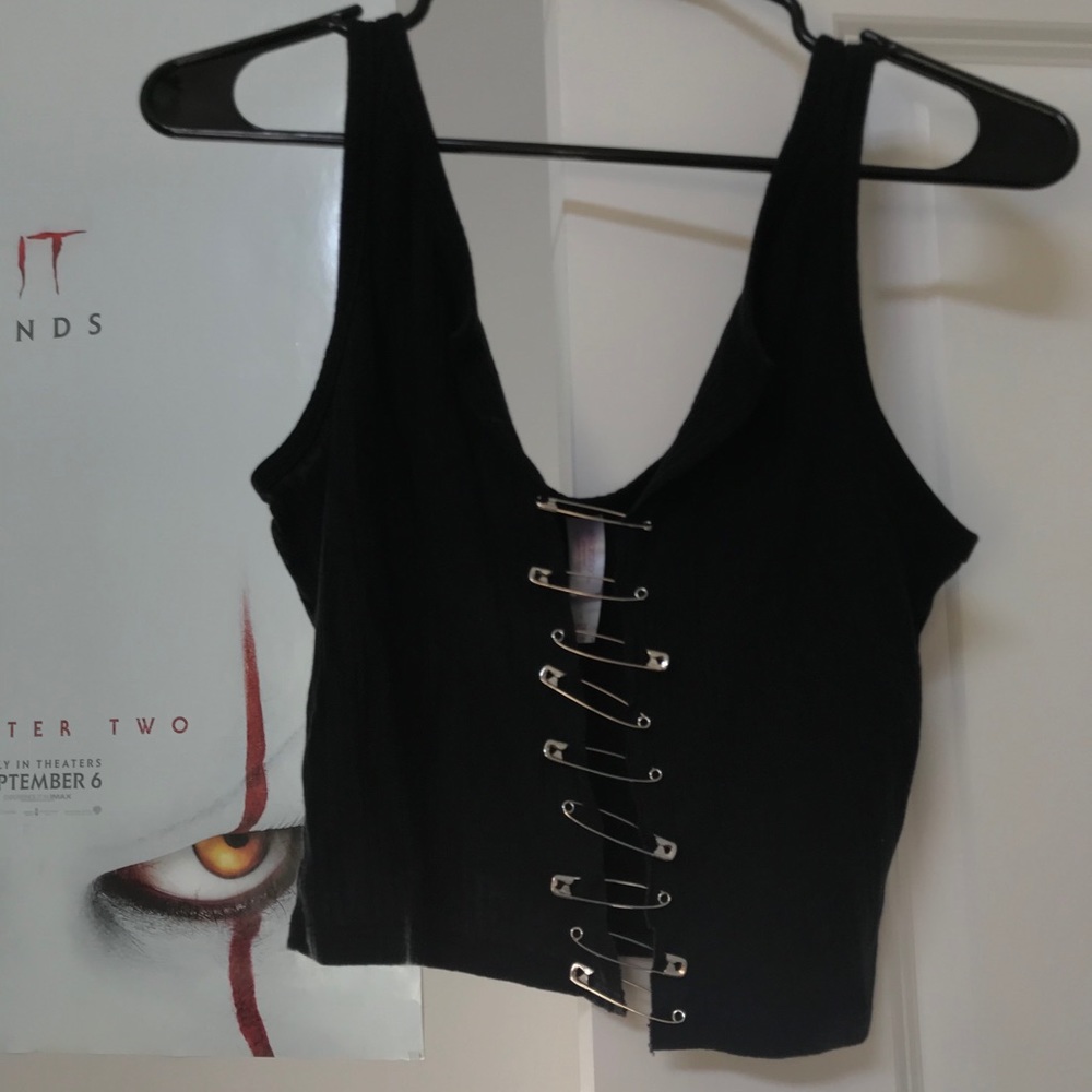 Handmade Safety Pin tank top